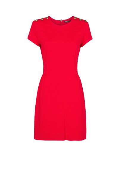 roze - jurk met sierknoppen mango