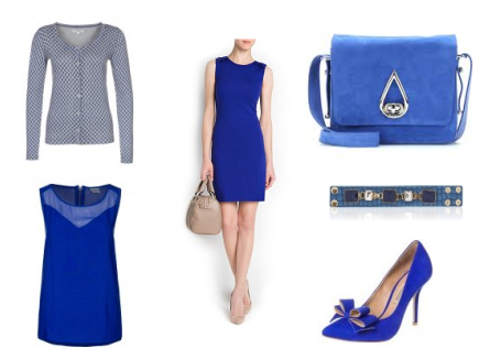 Blauw collage